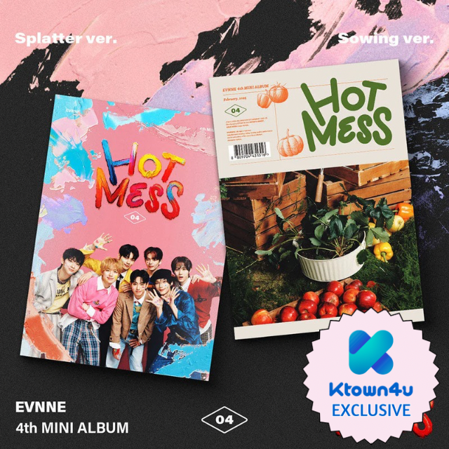 [PRE-ORDER][Ktown4U EXCLUSIVE] EVNNE 4TH MINI ALBUM [HOT MESS/Standard Ver.]