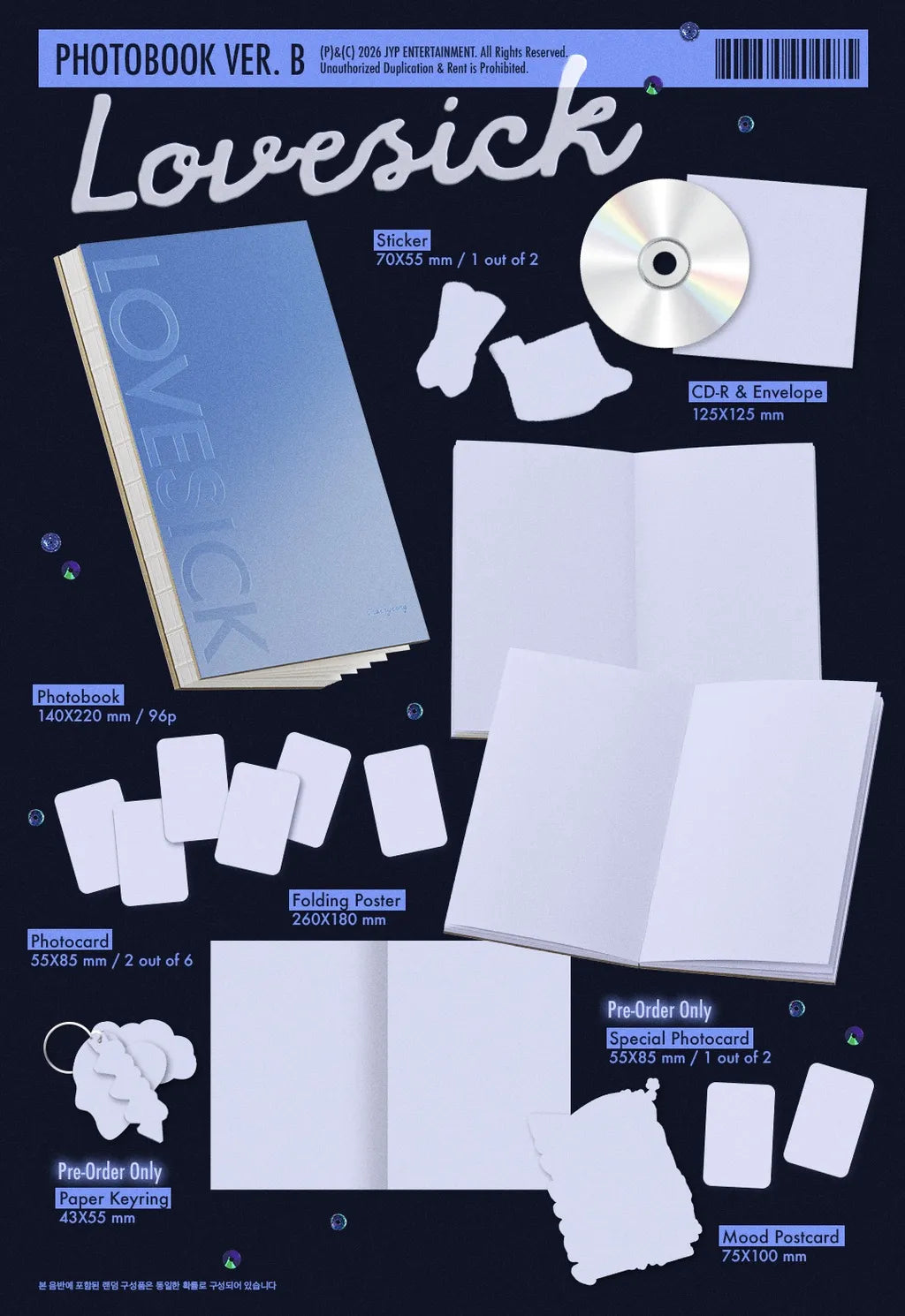 Version B inclusions