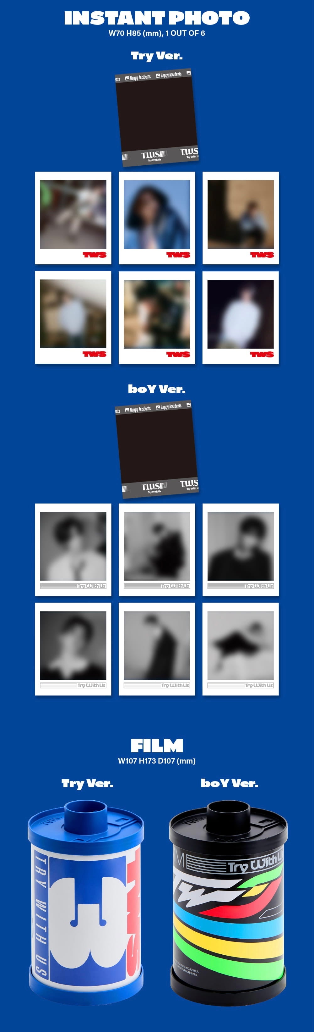 K-POP・アジア TWS TRY WITH US CD compact TWS - 3rd Mini Album [TRY WITH US] (2 Versions) Random 1ea