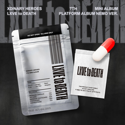 [PRE-ORDER] XDINARY HEROES 7TH MINI ALBUM [LXVE TO DEATH/PLATFORM Ver.]
