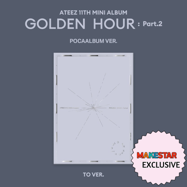 [MAKESTAR EXCLUSIVE] ATEEZ 11TH MINI ALBUM [GOLDEN HOUR : Part.2/POCA(HUGME) Ver.]