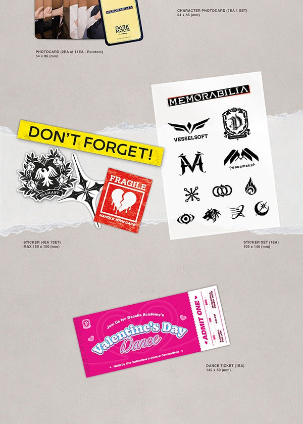 &team DARKMOON チケット 本 &team DARKMOON チケット 本 Dark Moon Special Album - Memorabilia