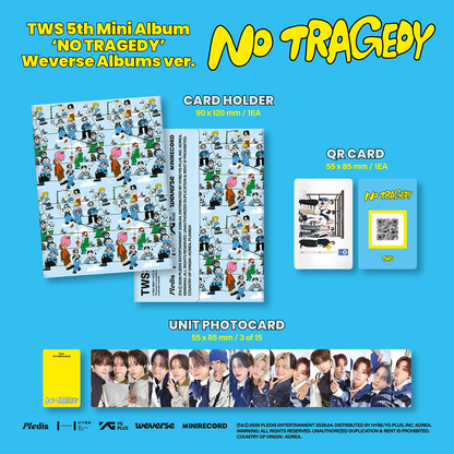 [PRE-ORDER] TWS 5th Mini Album [NO TRAGEDY/WEVERSE Ver.]