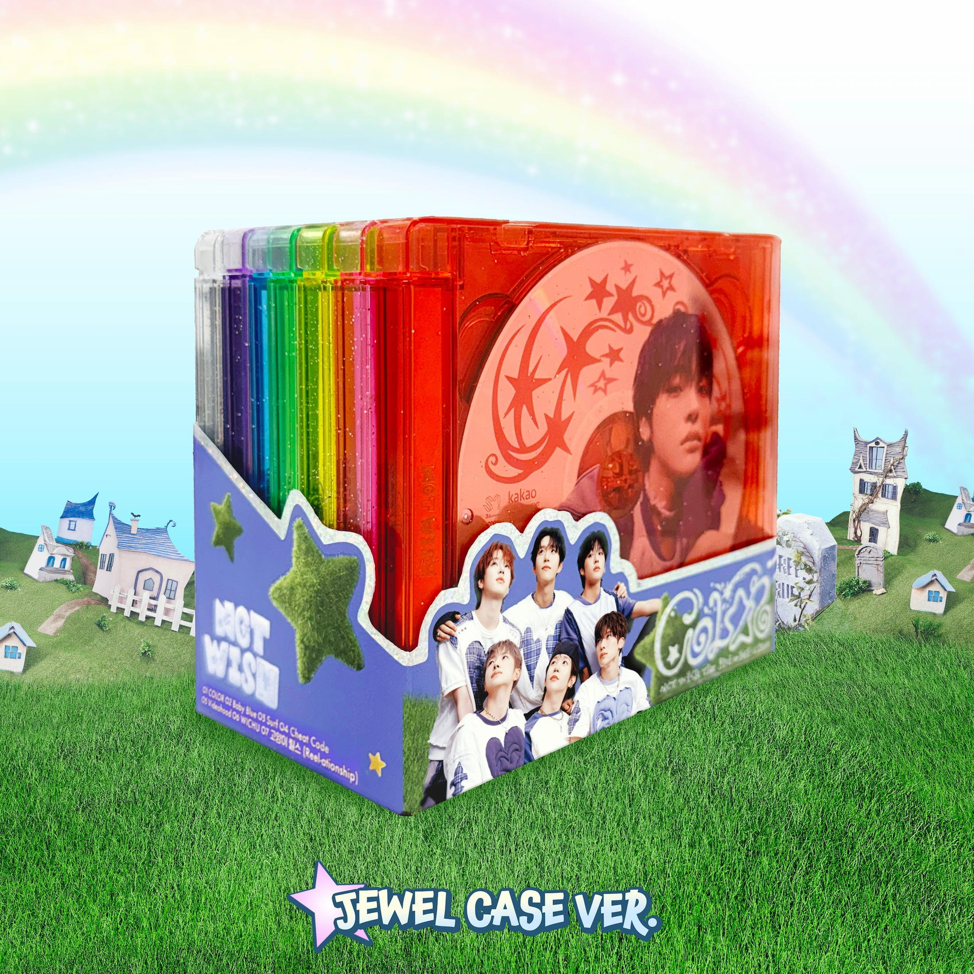 ver Jewelcase COLOR NCTWISH CD14枚 ver.)（韓国盤 Case (Jewel Love] to [Ode WISH NCT Amazon.co.jp: トレカ12枚 K-POP・アジア