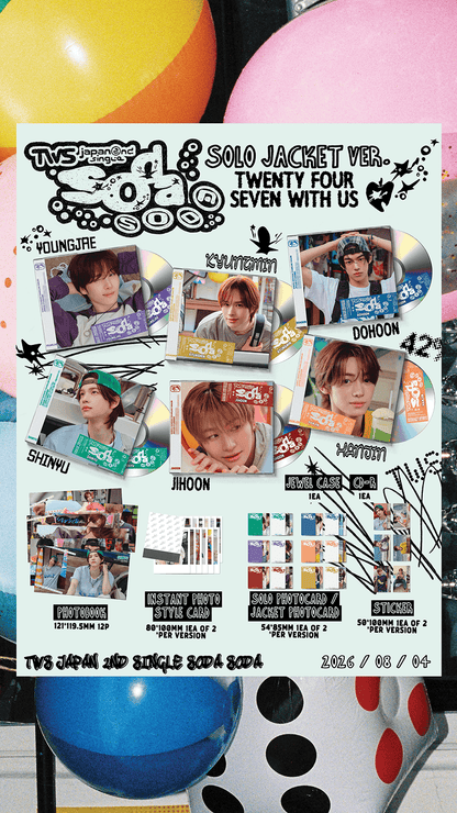 [PRE-ORDER] TWS 2ND JP SINGLE ALBUM [SODA SODA/SOLO JACKET]