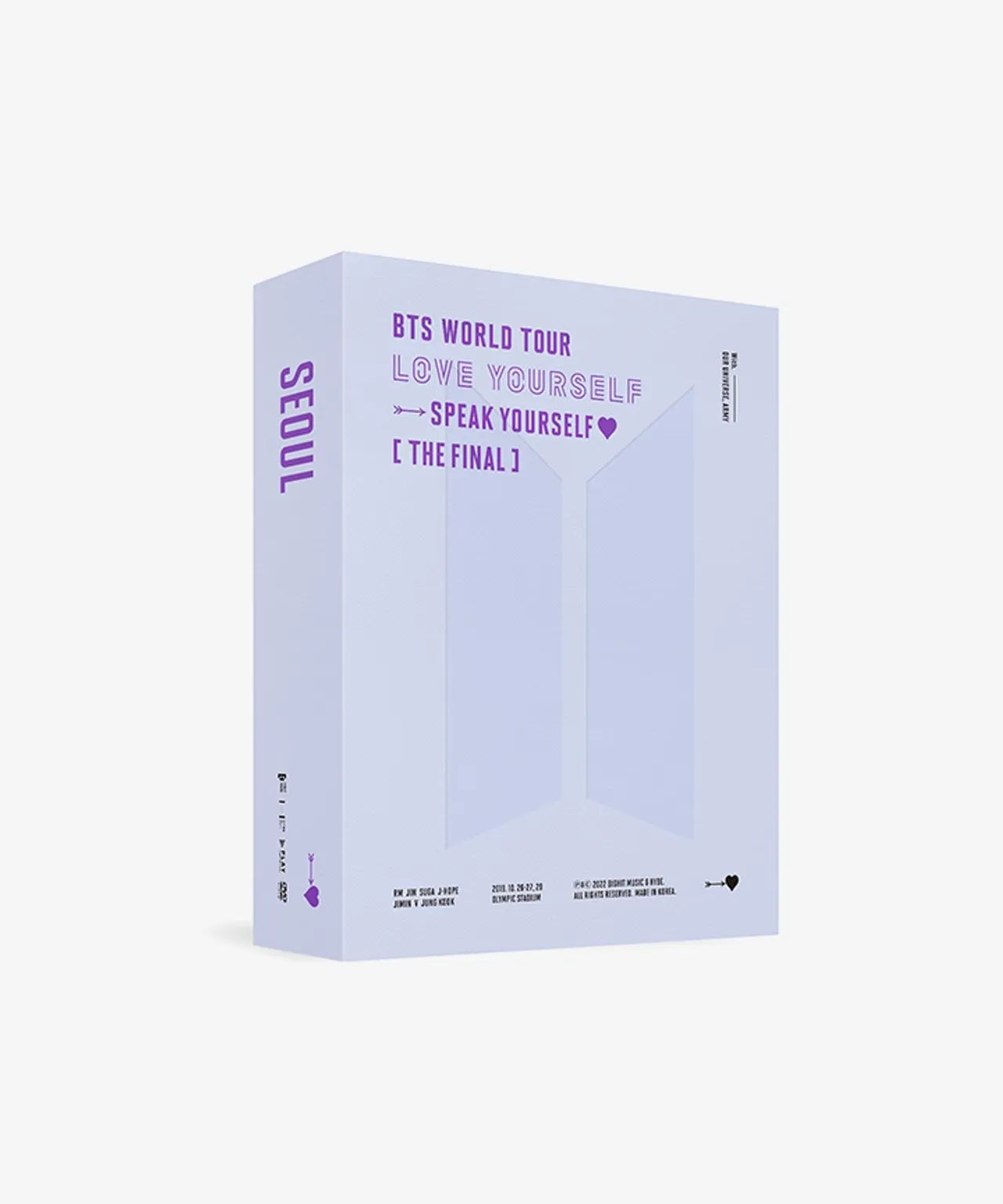 BTS WORLD TOUR [LOVE YOURSELF:SPEAK YOURSELF THE FINAL/DVD]