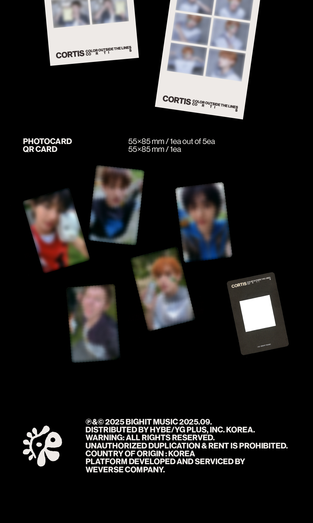 CORTIS THE 1ST EP ALBUM [COLOR OUTSIDE THE LINES/WEVERSE VER.]