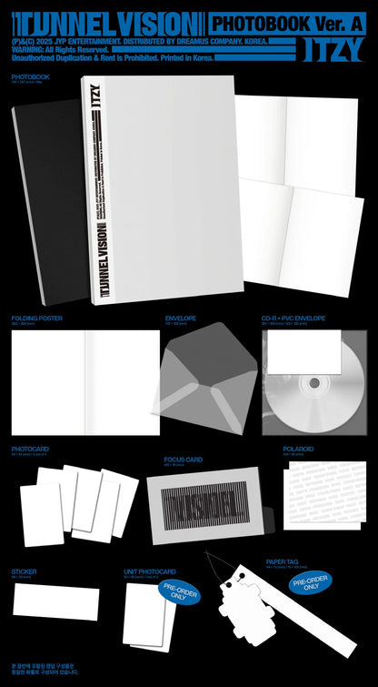 [PRE-ORDER] [MAKESTAR EXCLUSIVE] ITZY 11TH MINI ALBUM [TUNNEL VISION/STANDARD VER.]