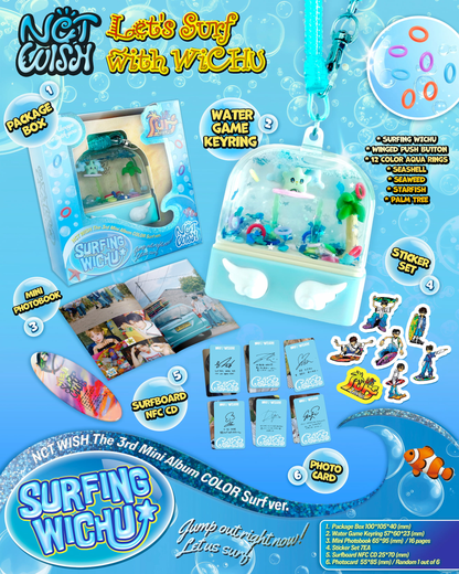 [PRE-ORDER] NCT WISH 3RD MINI ALBUM [COLOR/SURF VER.(SMART ALBUM)]