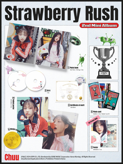 CHUU 2ND MINI ALBUM [STRAWBERRY RUSH]
