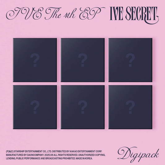 [PRE-ORDER] IVE THE 4TH EP ALBUM [IVE SECRET/DIGIPACK VER.]