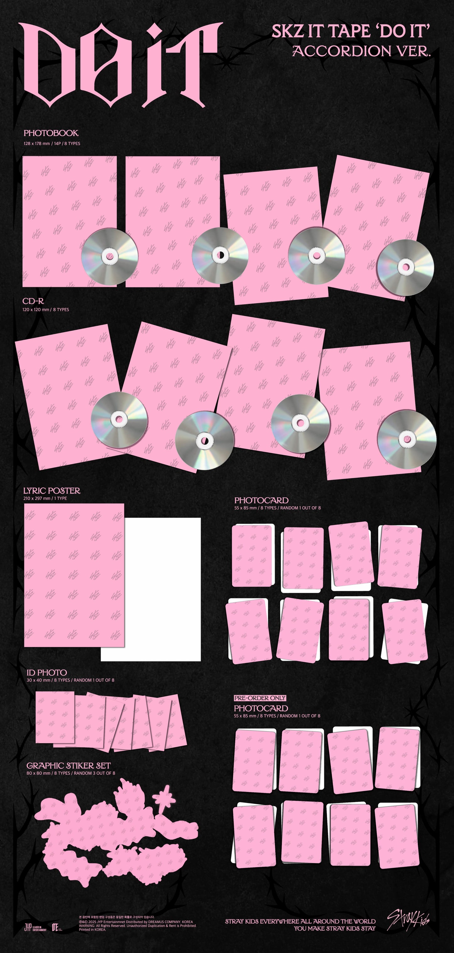 [PRE-ORDER] STRAY KIDS ALBUM [DO IT/ACCORDION VER.]