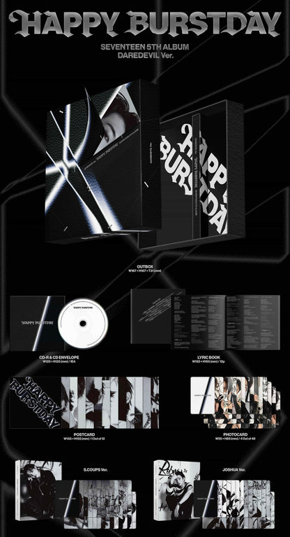 SEVENTEEN 5TH ALBUM [HAPPY BURSTDAY/DAREDEVIL Ver.]