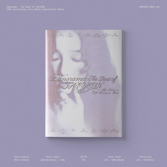 [PRE-ORDER] TAEYEON MINI ALBUM [Panorama : The Best of TAEYEON/ARCHIVE BOOK VER.]
