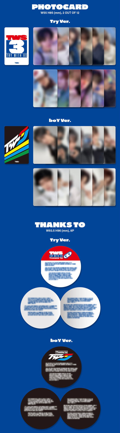 [MAKESTAR EXCLUSIVE] [PRE-ORDER] TWS 3RD MINI ALBUM [TRY WITH US/Standard Ver.]