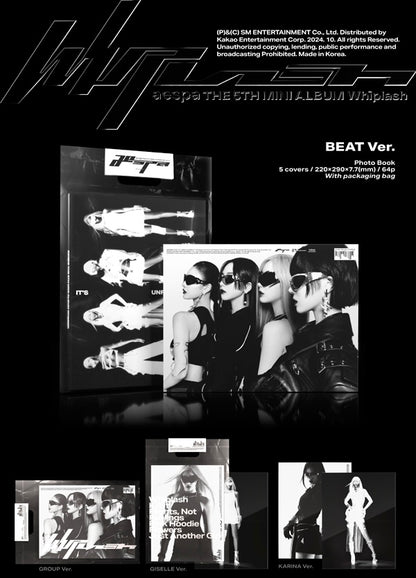 [MAKESTAR EXCLUSIVE] AESPA 5TH MINI ALBUM [WHIPLASH/BEAT VER.]