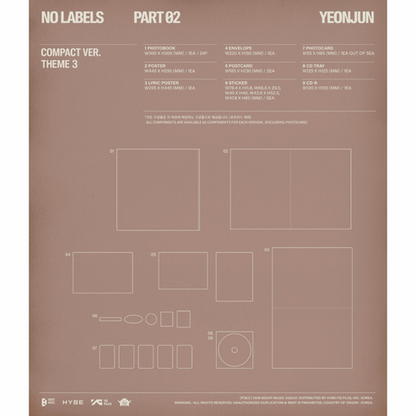 [PRE-ORDER] YEONJUN ALBUM [NO LABELS: PART 02/COMPACT VER.]