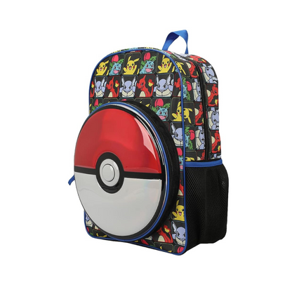 Pokemon Evolutions Backpack With Molded Front Pokeball Panel