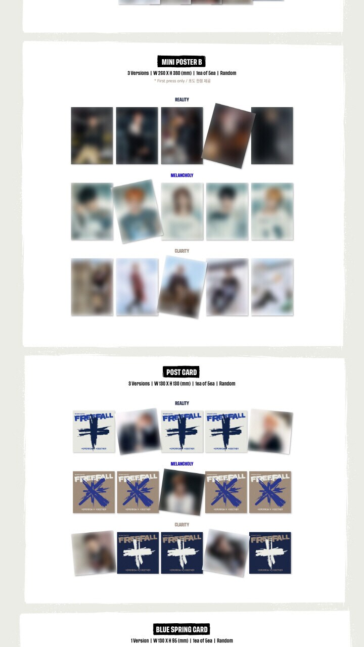 TXT 3RD FULL LENGTH ALBUM [THE NAME CHAPTER: FREEFALL/STANDARD VER