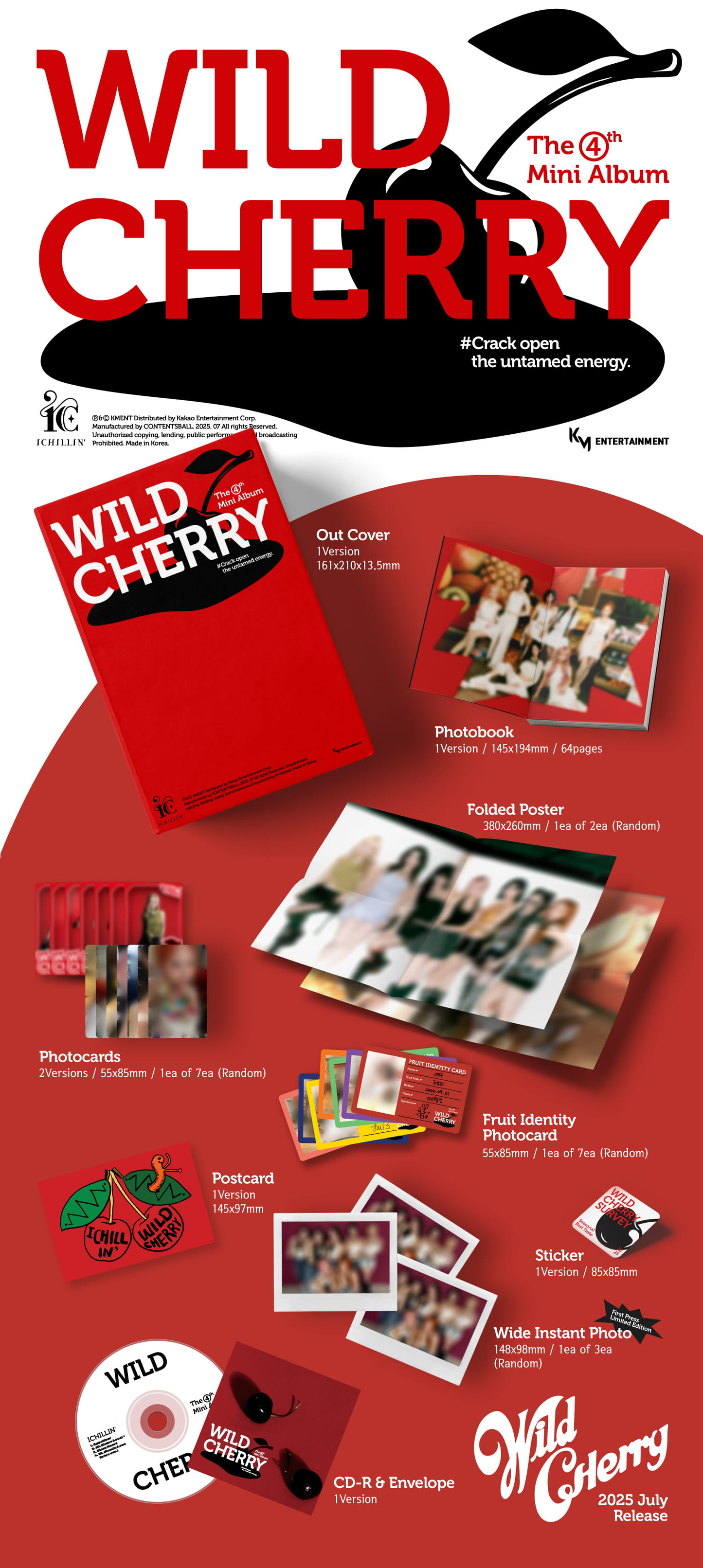 ICHILLIN' 4TH MINI ALBUM [WILD CHERRY]