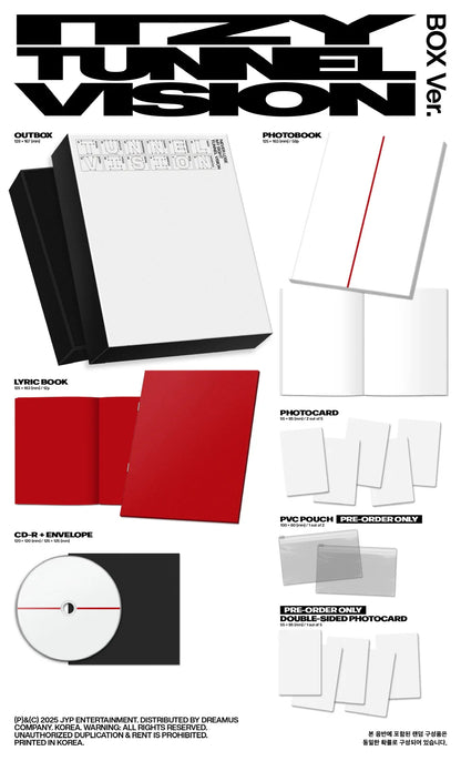 [PRE-ORDER] ITZY 11TH MINI ALBUM [TUNNEL VISION/BOX VER.]