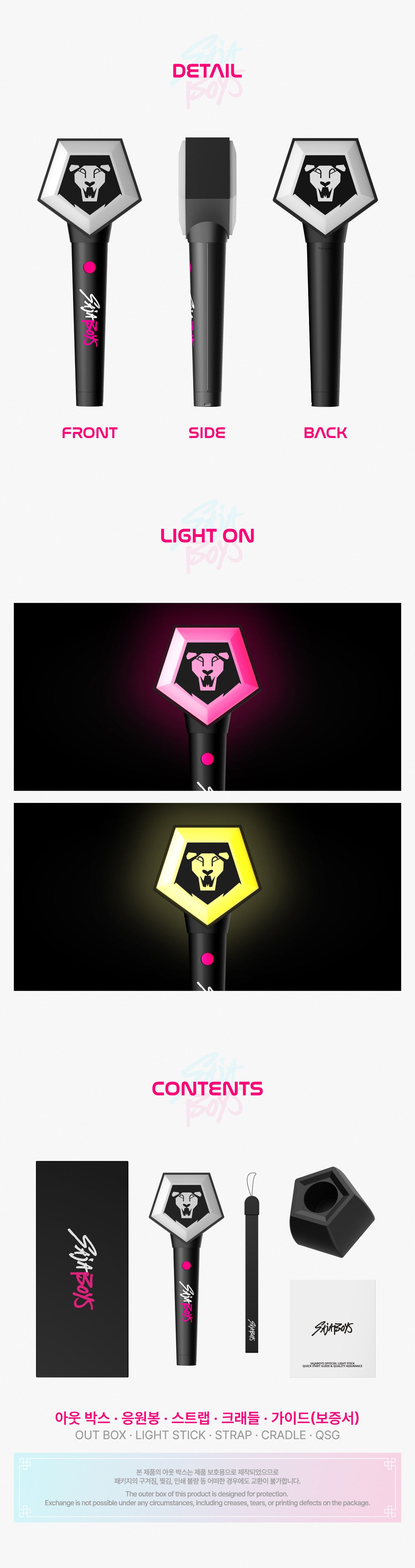 [PRE-ORDER] KPOP DEMON HUNTERS [SAJA BOYS OFFICIAL LIGHT STICK]