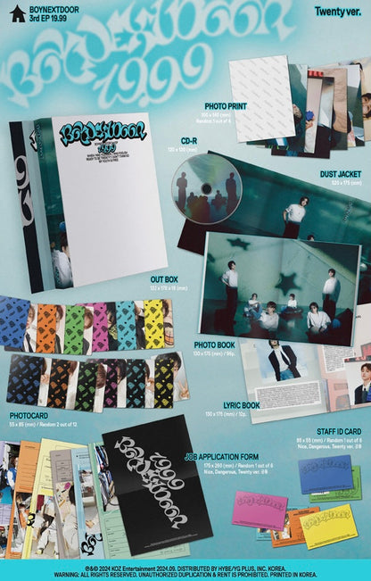 [MAKESTAR EXCLUSIVE] BOYNEXTDOOR 3RD EP ALBUM [19.99/STANDARD VER] product image