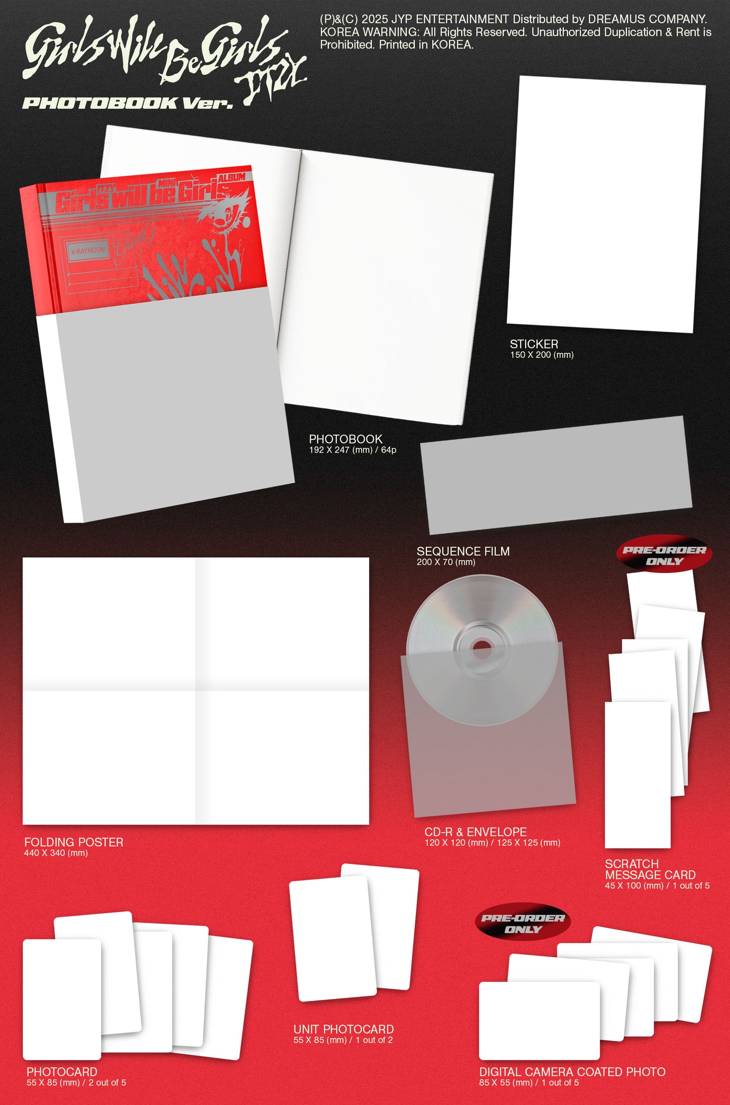 [PRE-ORDER] ITZY ALBUM (GIRLS WILL BE GIRLS/ PHOTOBOOK Ver.)