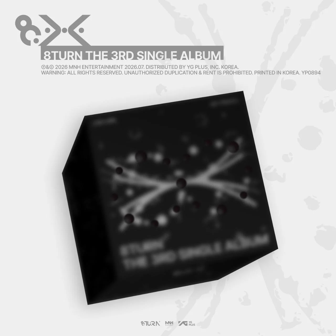 8TURN 3rd Single Album 8.X package box