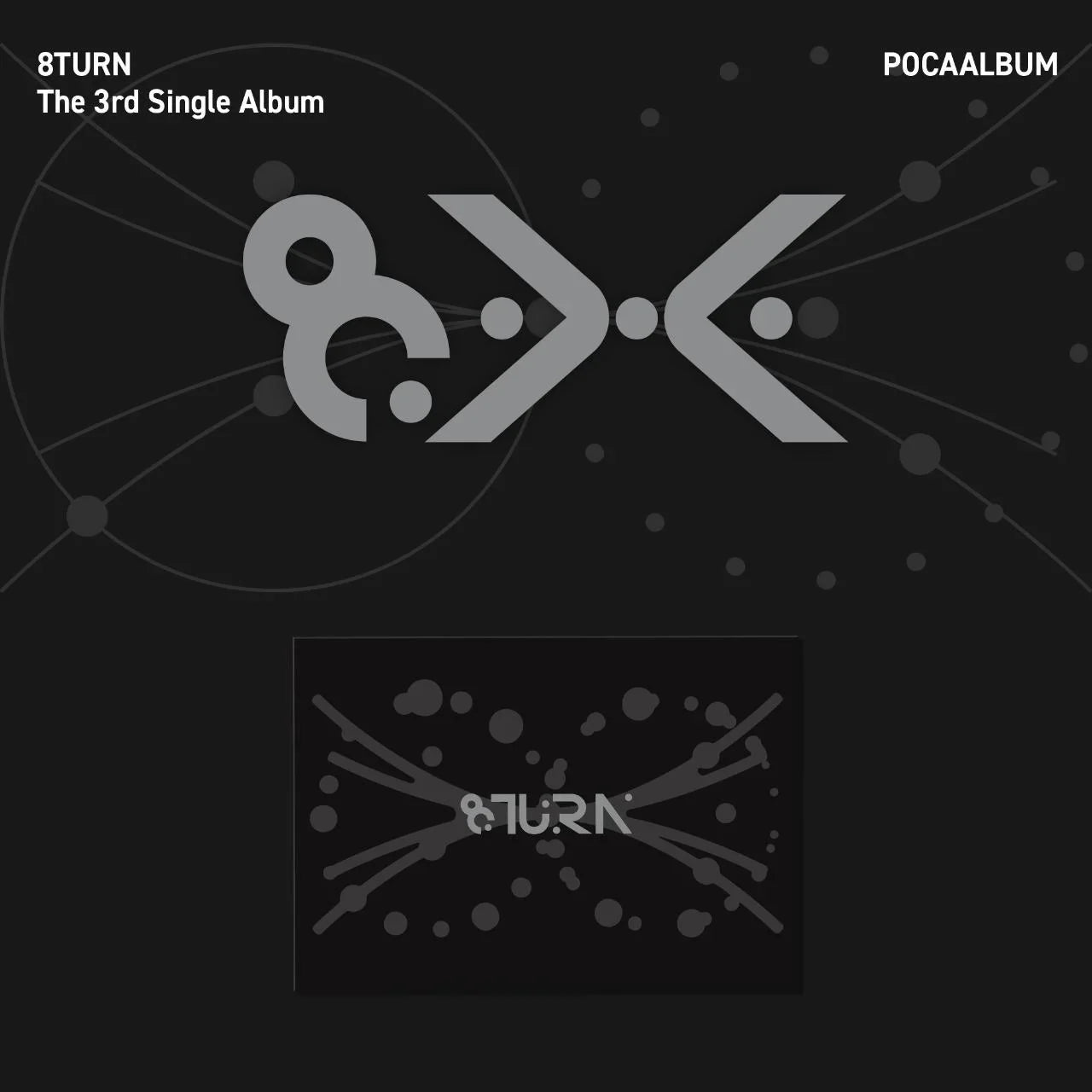 8TURN 3rd Single Album 8.X POCCAALBUM cover