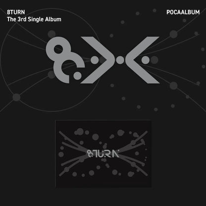 8TURN 3rd Single Album 8.X POCCAALBUM cover