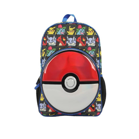 Pokemon Evolutions Backpack With Molded Front Pokeball Panel