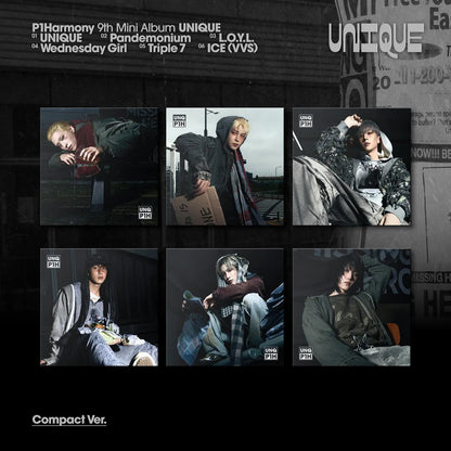 [PRE-ORDER] P1HARMONY 9TH MINI ALBUM [UNIQUE / Compact VER]
