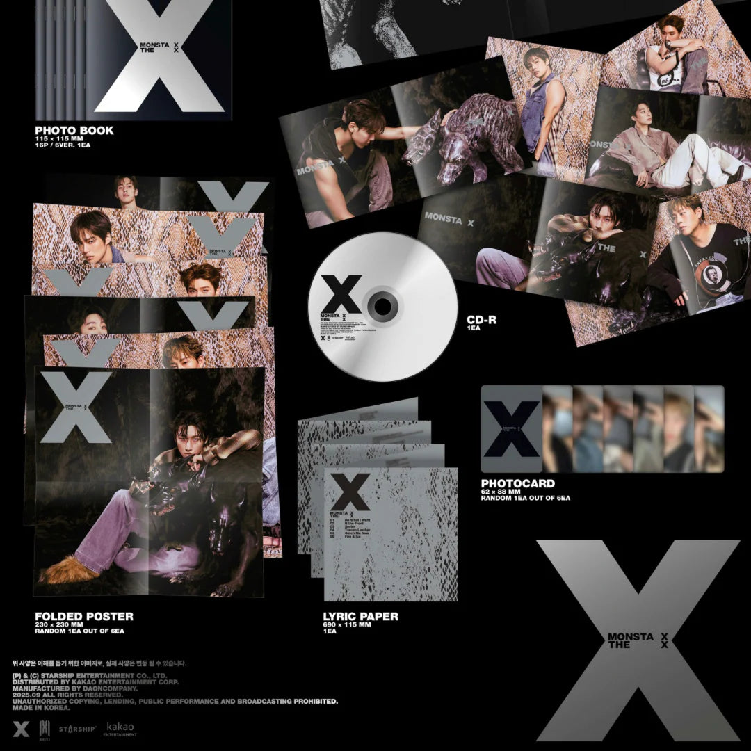 MONSTA X 13TH MINI ALBUM [THE X/DIGIPACK VER. (LIMITED EDITION)]