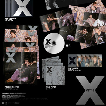 MONSTA X 13TH MINI ALBUM [THE X/DIGIPACK VER. (LIMITED EDITION)]