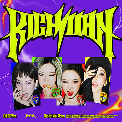 [PRE-ORDER] AESPA 6TH MINI ALBUM [RICH MAN/ENERGY Ver.]