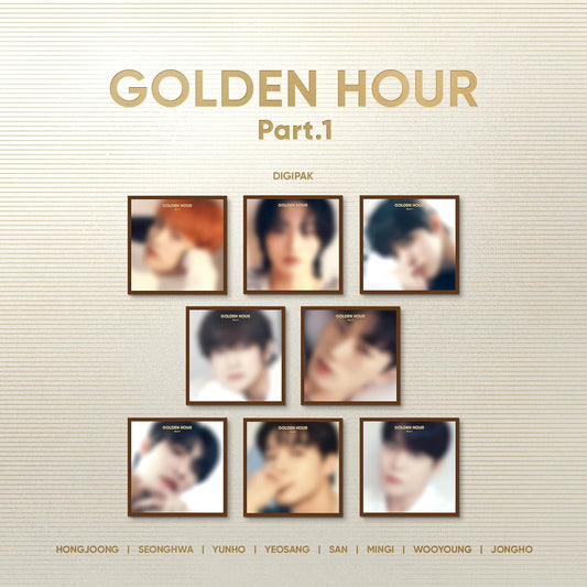 ATEEZ 10th MINI ALBUM [GOLDEN HOUR : Part.1/Digipack Ver]