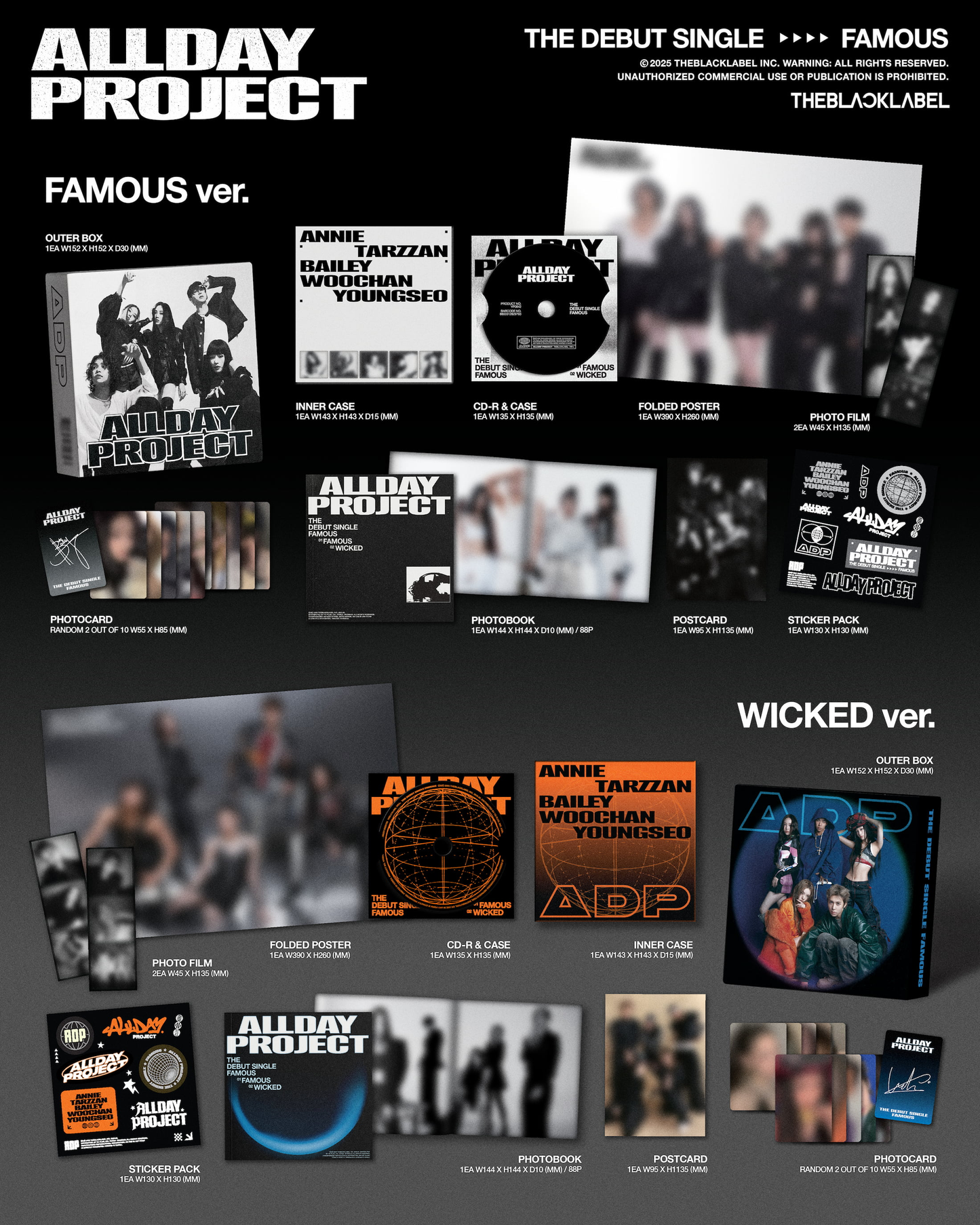 ALLDAY PROJECT THE DEBUT SINGLE [FAMOUS]