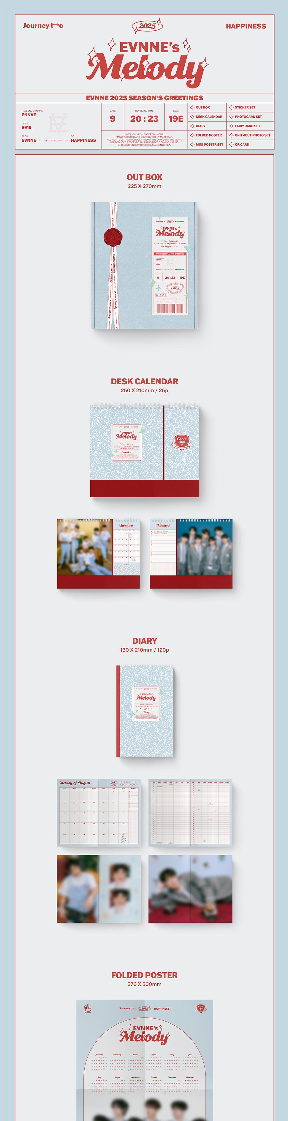 [PRE-ORDER] 2025 SEASON'S GREETINGS - EVNNE[EVNNE’S MELODY]