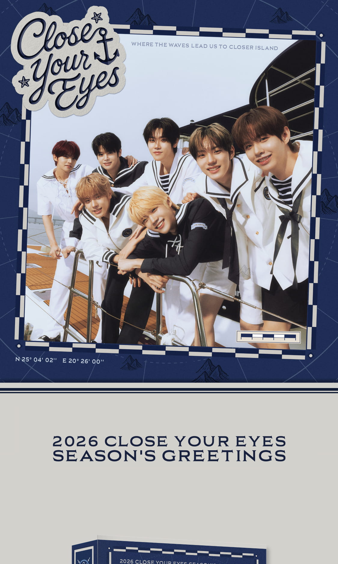 [PRE-ORDER] Close Your Eyes - 2026 Season's Greetings [TO CLOSER ISLAND]