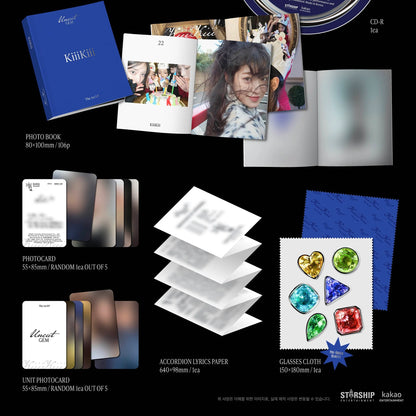 KIIIKIII 1ST EP ALBUM [UNCUT GEM/GEM VER.]
