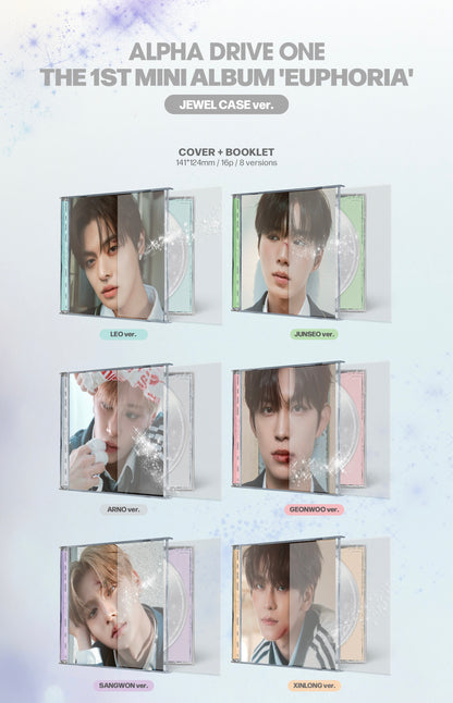 [MAKESTAR EXCLUSIVE ]ALPHA DRIVE ONE THE 1ST MINI ALBUM [EUPHORIA/JEWEL CASE Ver.]