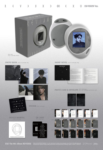 EXO 8th Full Album [REVERXE/EX-VISION(Smart Album) Ver.]