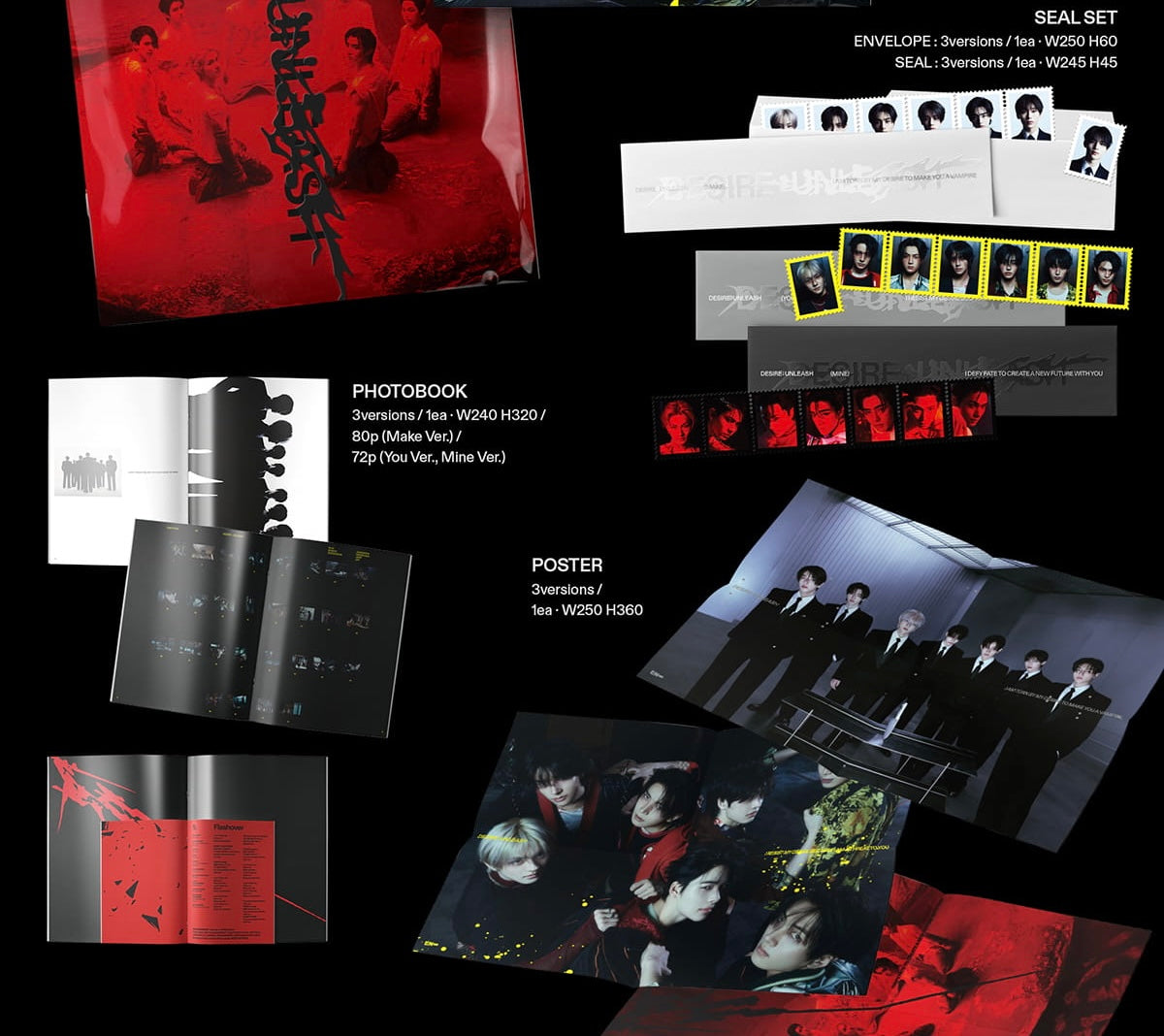 ENHYPEN 6TH MINI ALBUM [DESIRE : UNLEASH/STANDARD VER.]