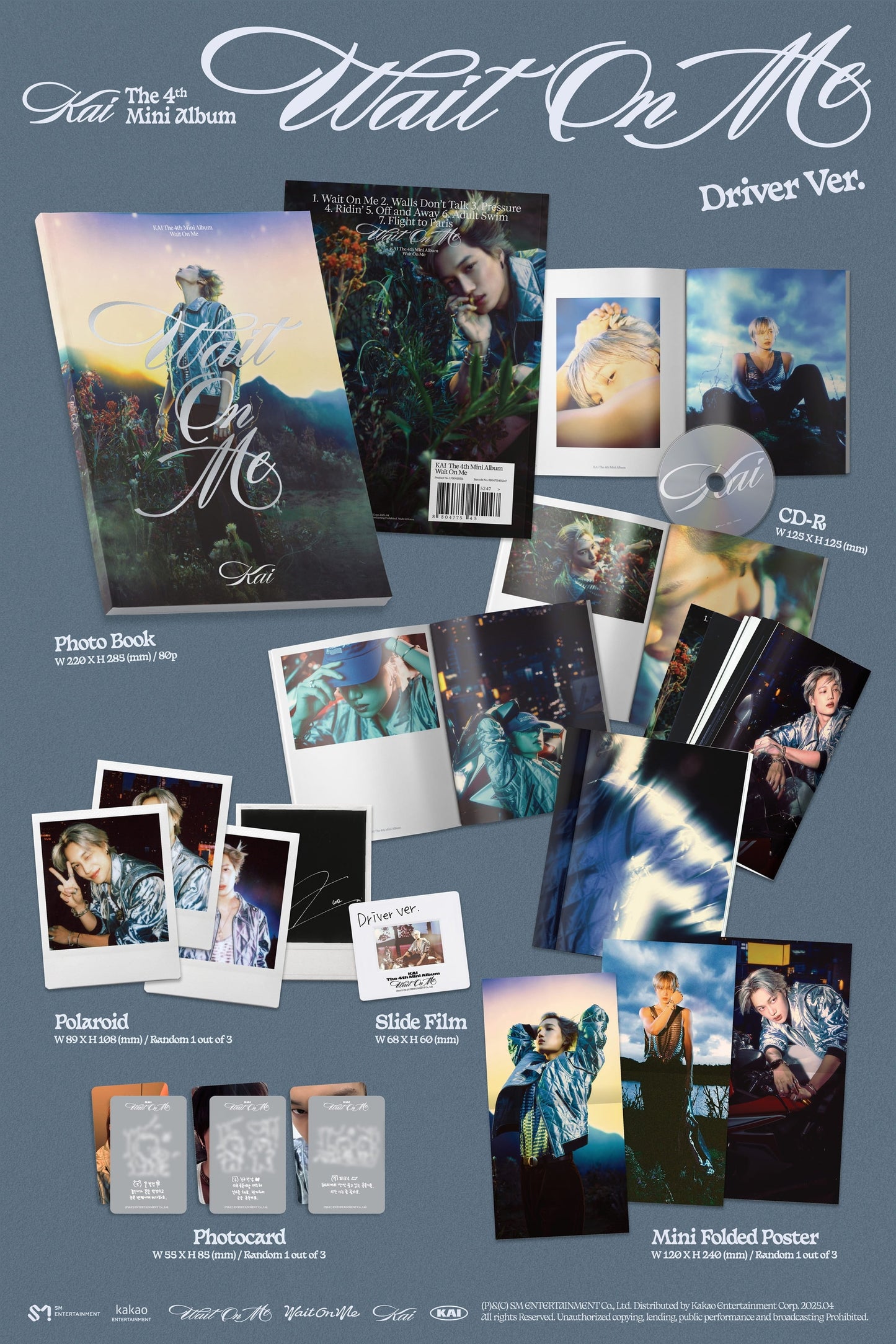 [PRE-ORDER] KAI 4TH MINI ALBUM  [WAIT ON ME/Photobook ver.]