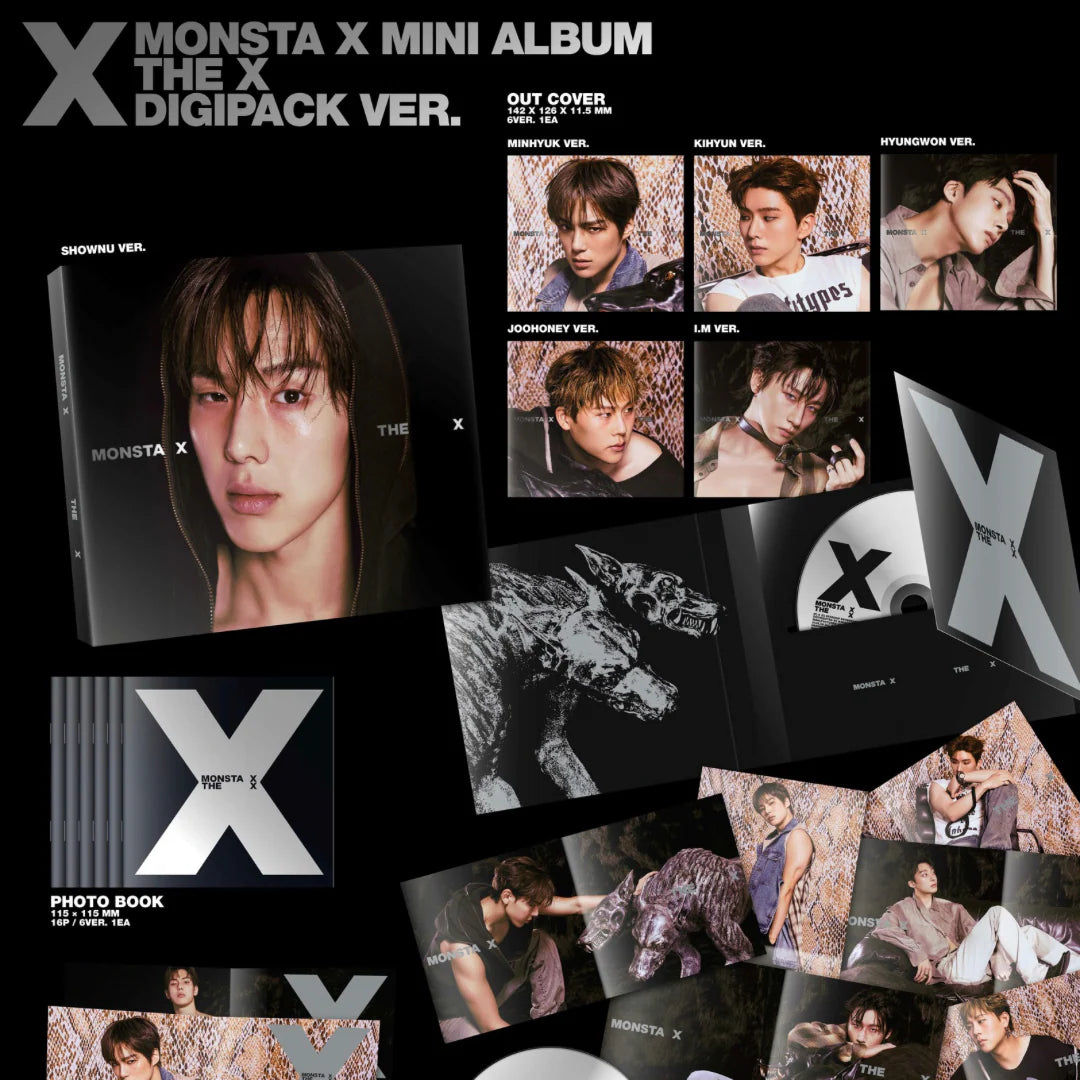MONSTA X 13TH MINI ALBUM [THE X/DIGIPACK VER. (LIMITED EDITION)]