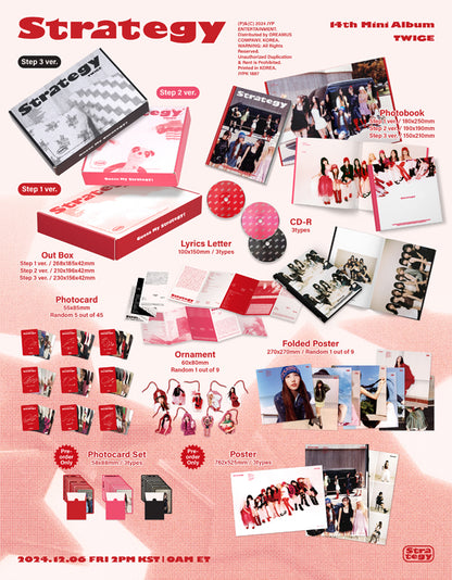 TWICE 14TH MINI ALBUM [STRATEGY/STANDARD VER.]