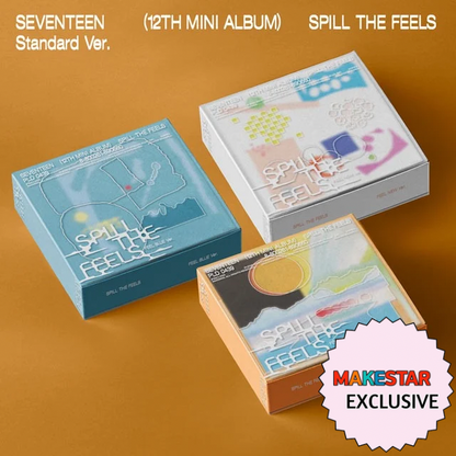 [PRE-ORDER] [MAKESTAR EXCLUSIVE] SEVENTEEN 12TH MINI ALBUM [SPILL THE FEELS/Standard Ver.]