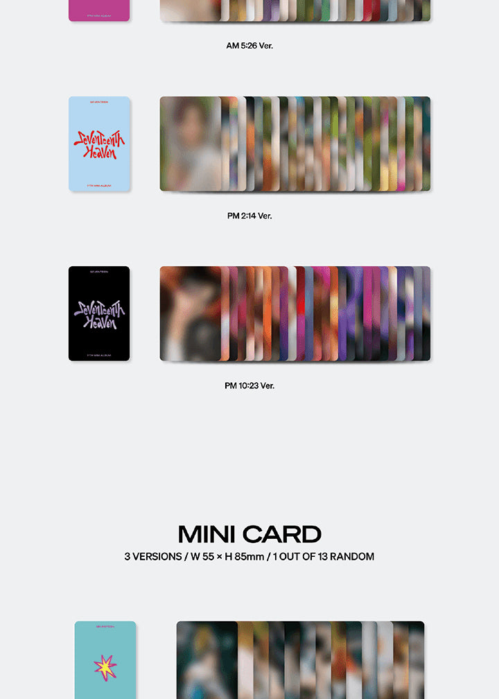 SEVENTEEN 11TH MINI ALBUM [SEVENTEENTH HEAVEN] – Kawaii Alley