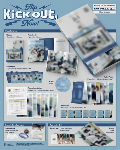 [PRE-ORDER] KICKFLIP 2ND MINI ALBUM [KICK OUT, FLIP NOW!/STANDARD VER.]